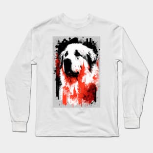 Great Pyrenees Portrait Long Sleeve T-Shirt